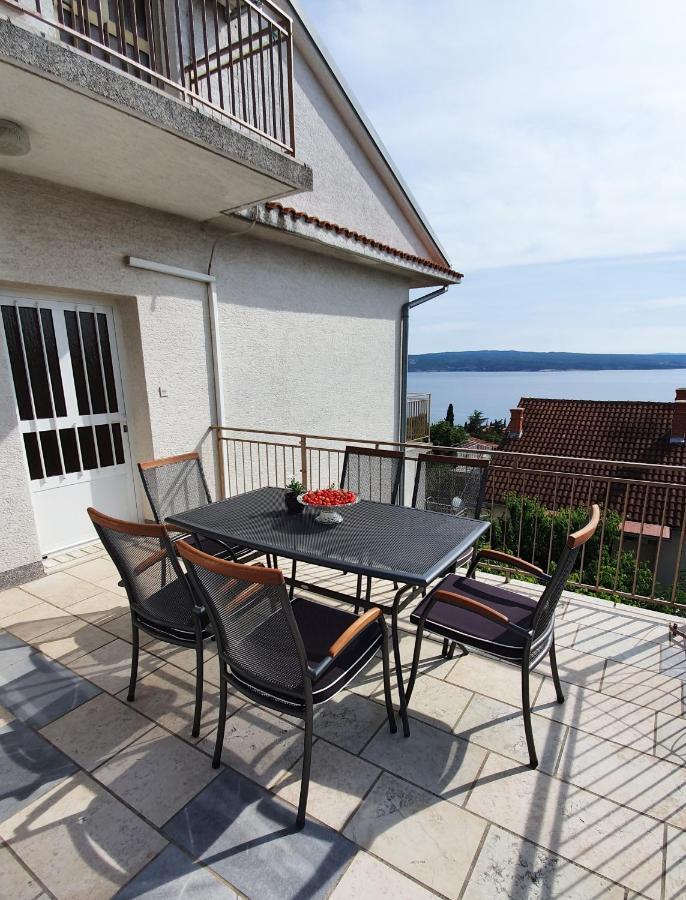 Seaview Apartment With Balcony And Terrace Barac Crikvenica Dış mekan fotoğraf