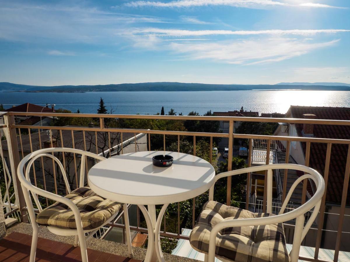 Seaview Apartment With Balcony And Terrace Barac Crikvenica Dış mekan fotoğraf